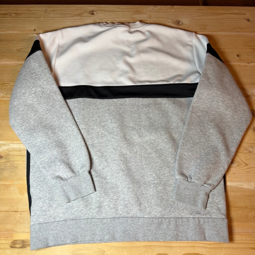 Adidas Originals ZX Colorblock Sweatshirt Mens Large Grey White Black Pullover - Picture 8 of 8